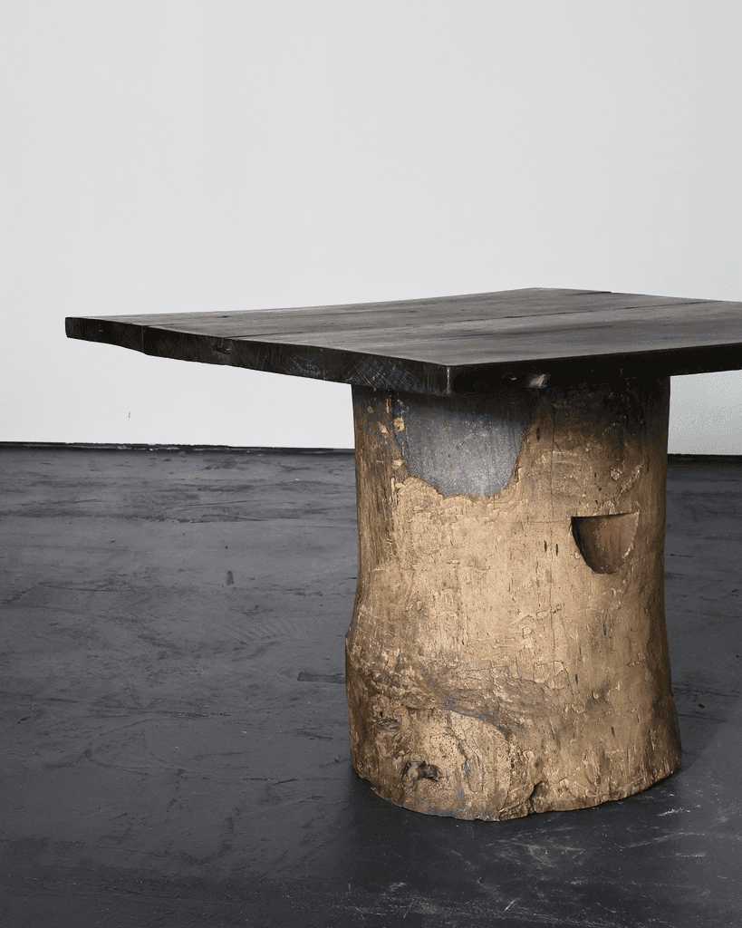 Large Dug Out Japanese Cedar Coffee/Sofa Table (4)