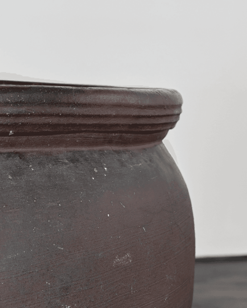 HUGE early 19th C. Japanese Terracotta Vessel