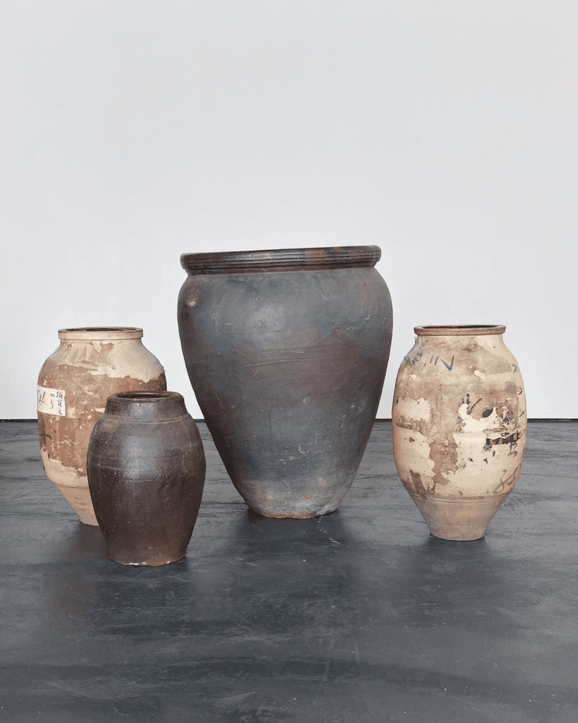 HUGE early 19th C. Japanese Terracotta Vessel