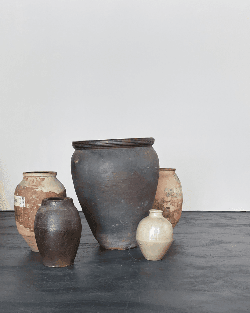 HUGE early 19th C. Japanese Terracotta Vessel