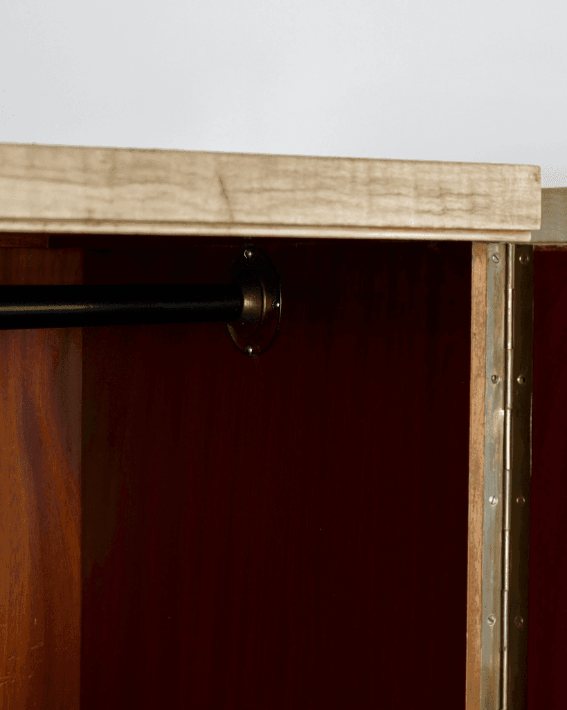 A pair of Original 30s Czech Cubist Wardrobes