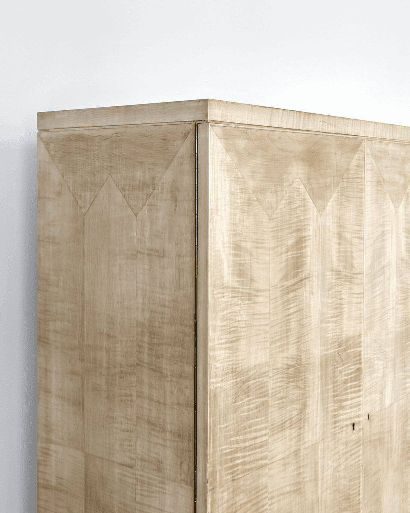 A pair of Original 30s Czech Cubist Wardrobes