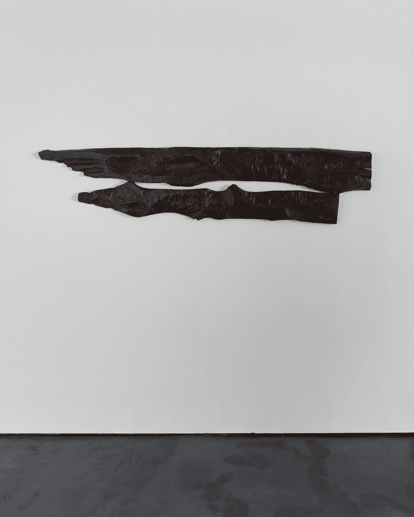 Large Polish Brutalist Gouged Pine Wall Relief