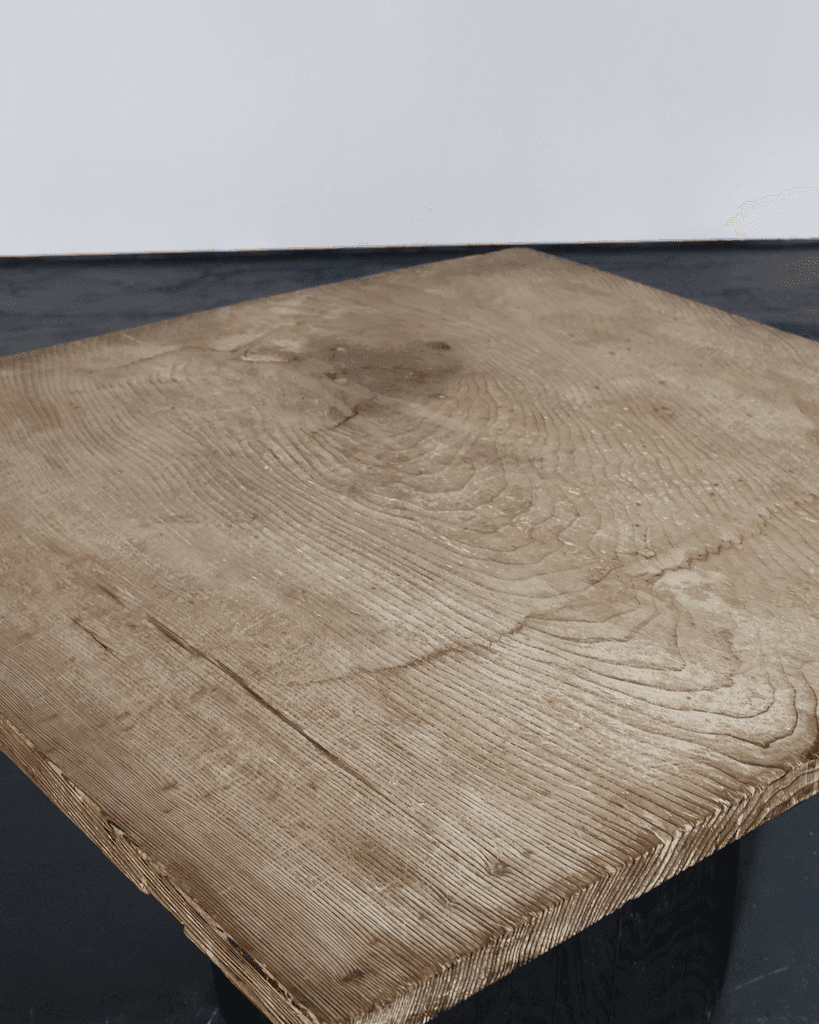 Large Dug-Out Cedar Japanese Coffee/Sofa Table (1)