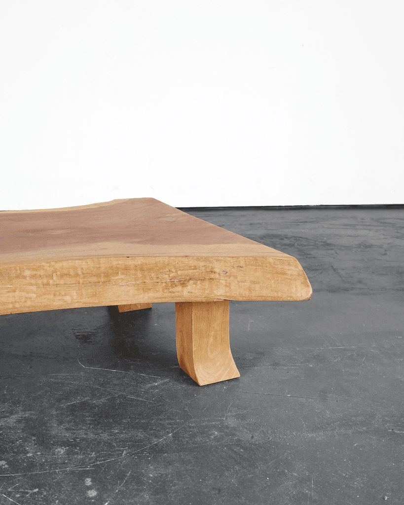 Japanese naturalistic Cedar Coffee Table