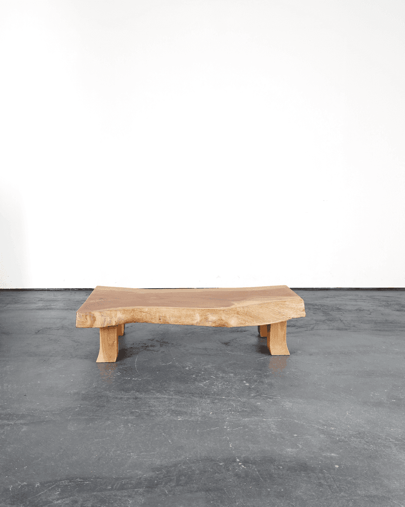 Japanese naturalistic Cedar Coffee Table