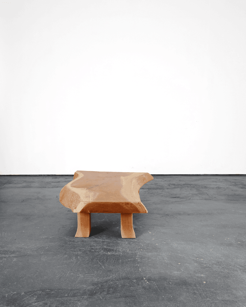 Japanese naturalistic Cedar Coffee Table