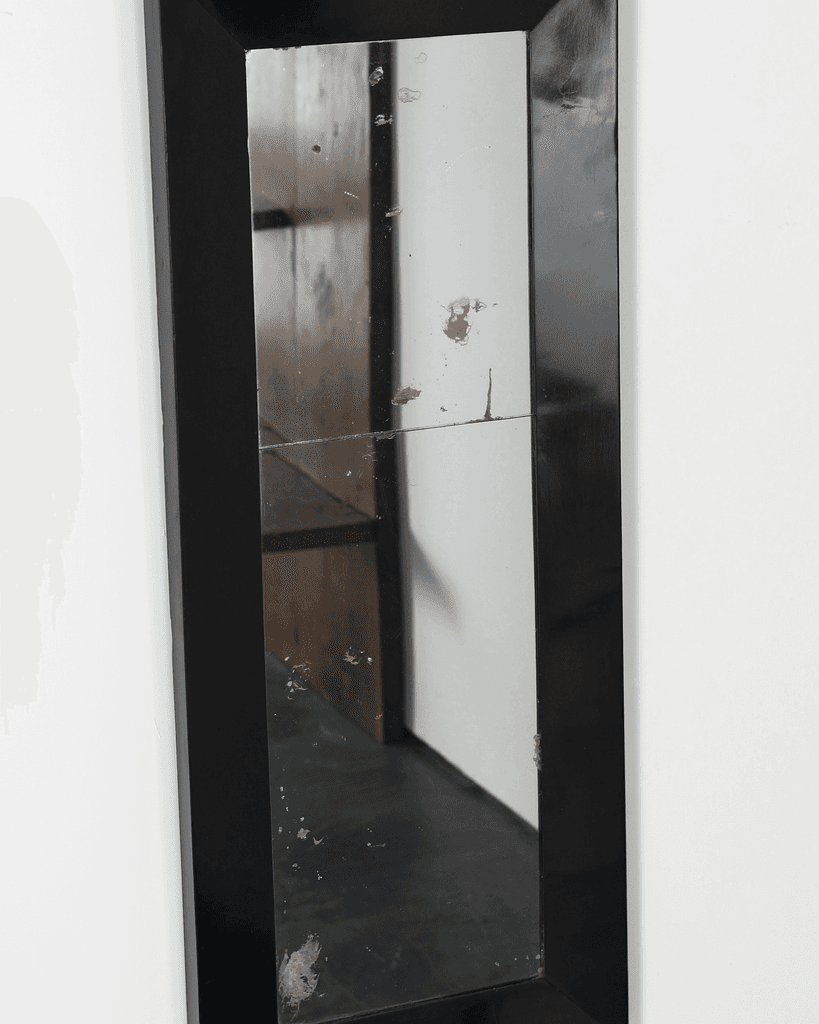 Slim Ebonised French Empire Mirror