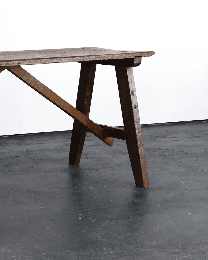 Primitive Early 19Th C. Portuguese Console Table