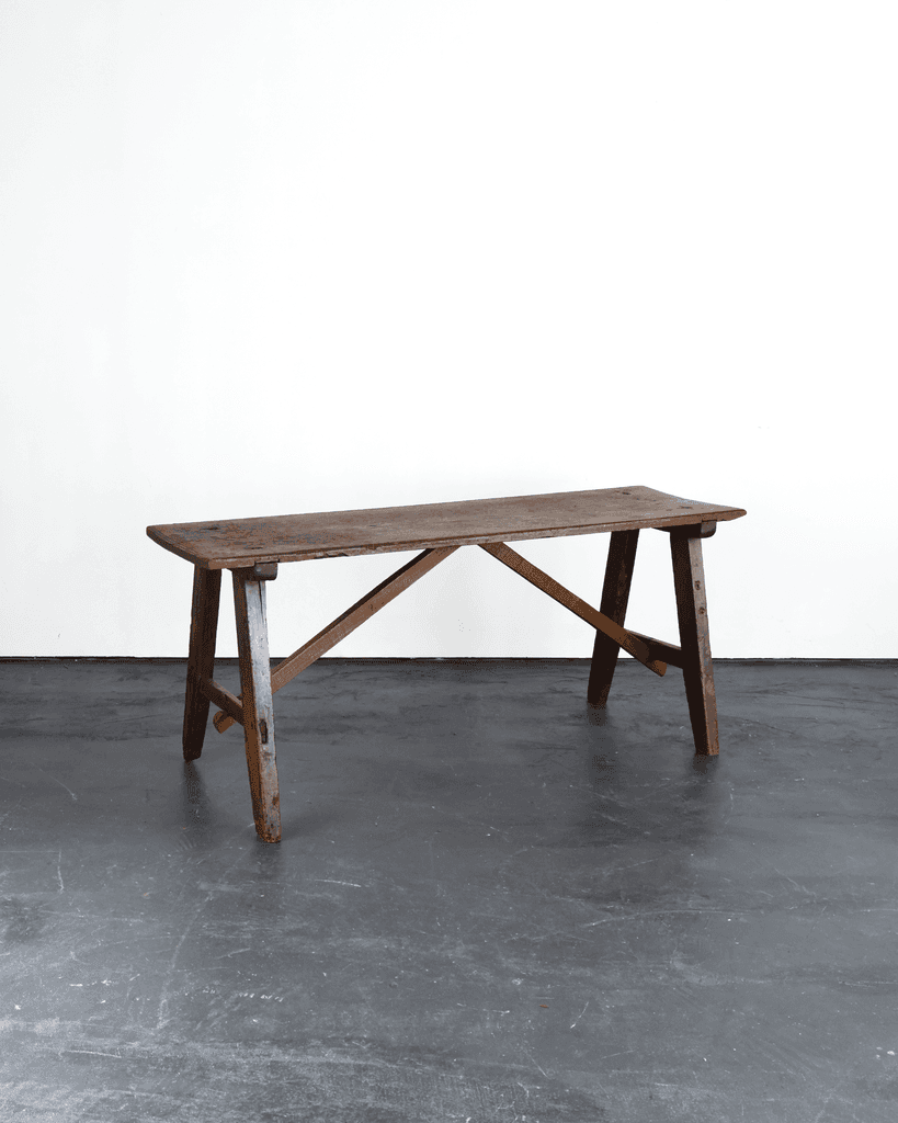 Primitive Early 19Th C. Portuguese Console Table