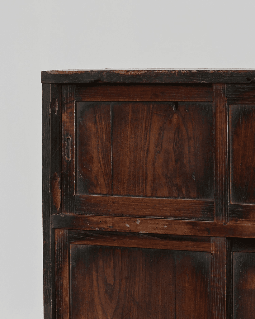 Primitive Late Edo Period Japanese Tansu Cabinet
