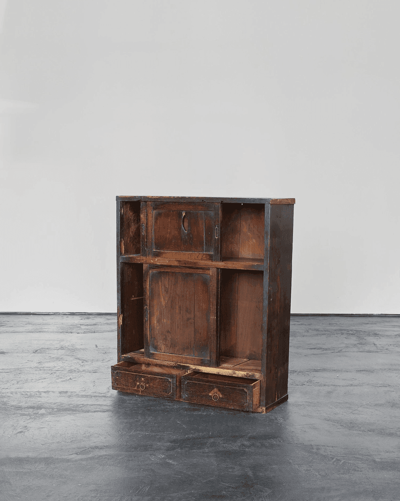 Primitive Late Edo Period Japanese Tansu Cabinet