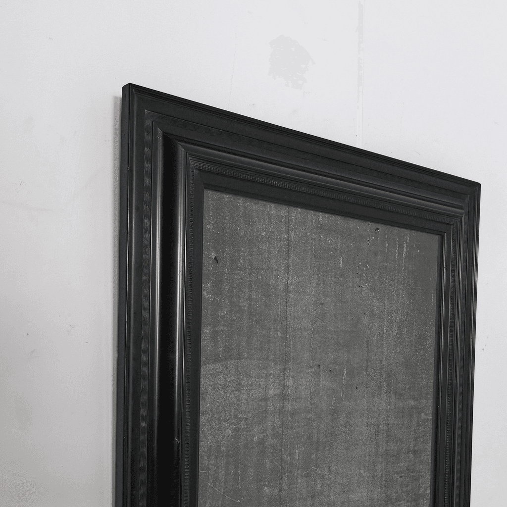 19th C. Ebonised Italian Ripple Mirror