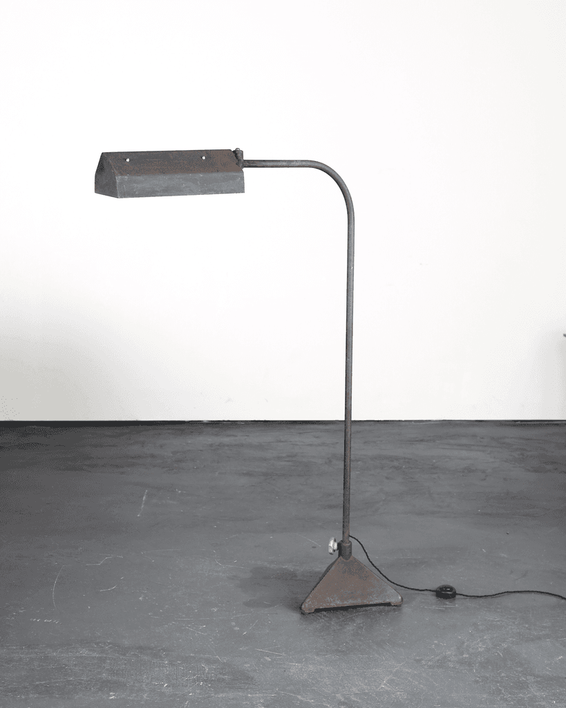 Large Utilitarian Italian Floor Lamp
