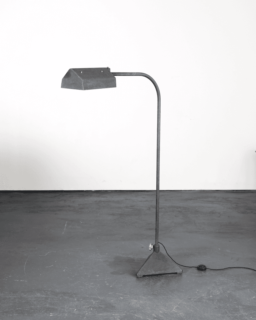 Large Utilitarian Italian Floor Lamp