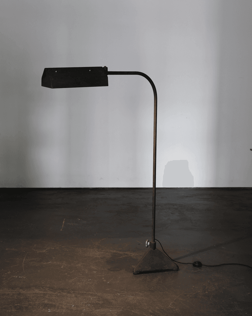 Large Utilitarian Italian Floor Lamp