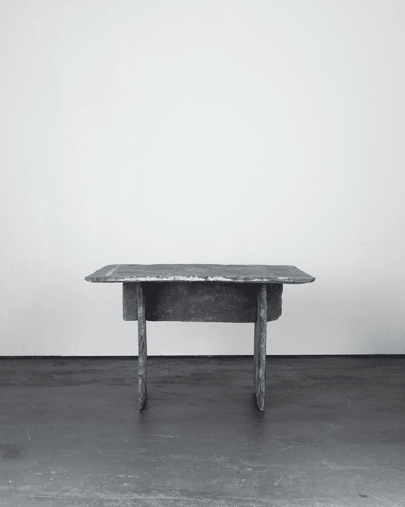 Early 20th C. French Rivern Slate Table/Desk