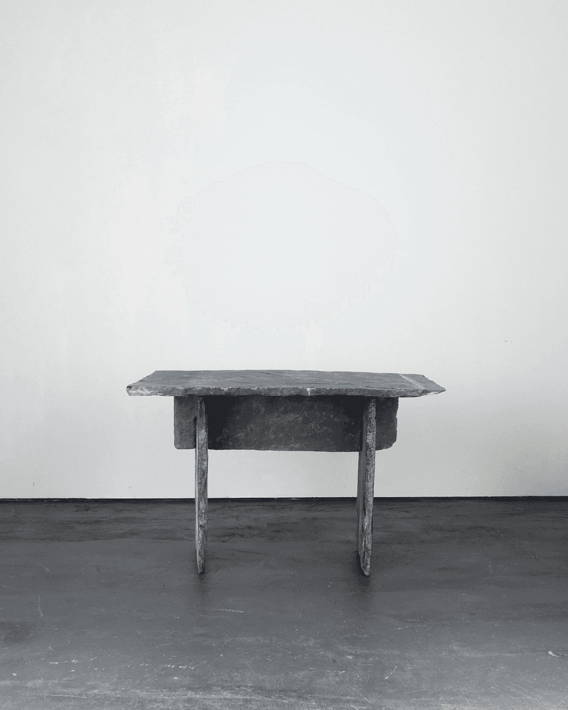 Early 20th C. French Rivern Slate Table/Desk