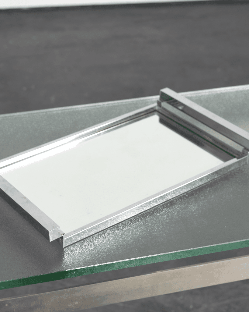 C.1940s Chrome Plated Mirrored Tray