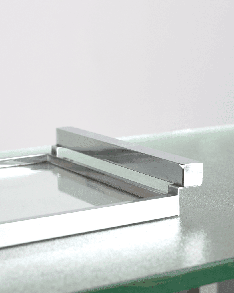 C.1940s Chrome Plated Mirrored Tray