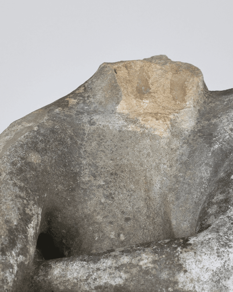 Incredible Catalan Life Size Stone Female Torso With Provenance