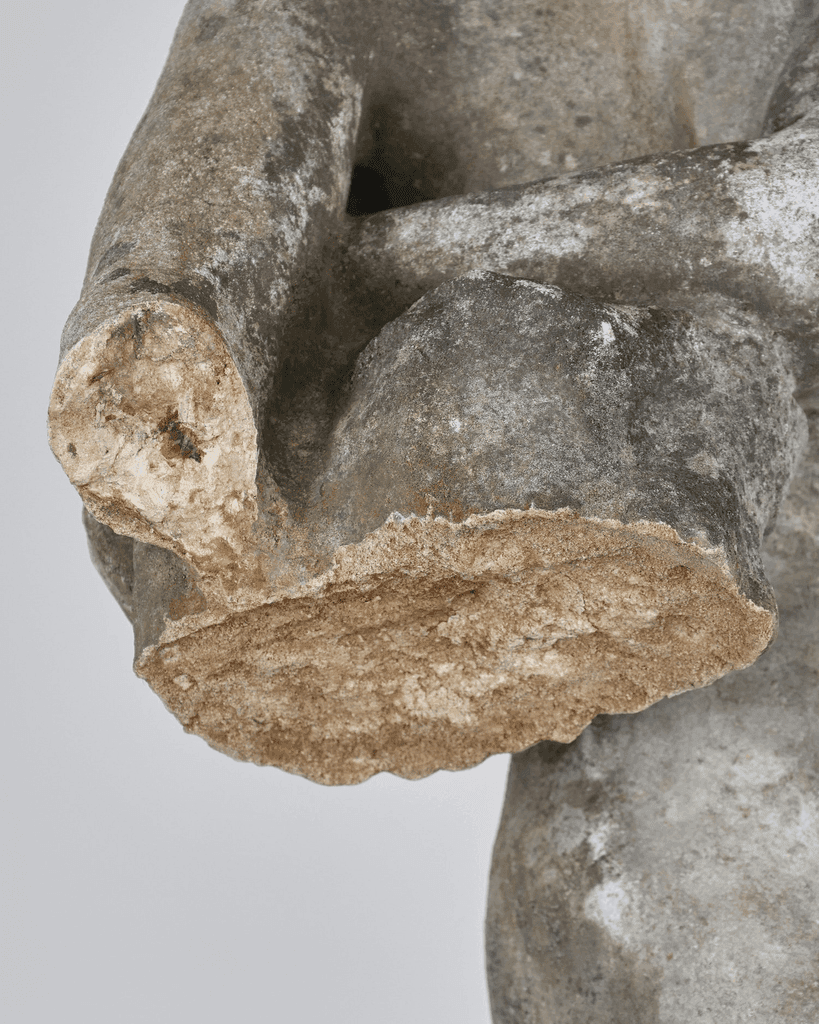 Incredible Catalan Life Size Stone Female Torso With Provenance