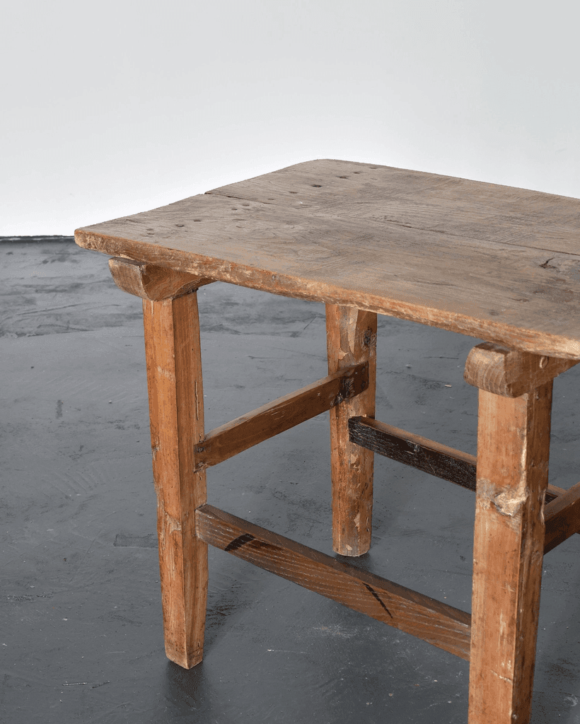 Primitive Portuguese 19Th C. Side/Lamp Table