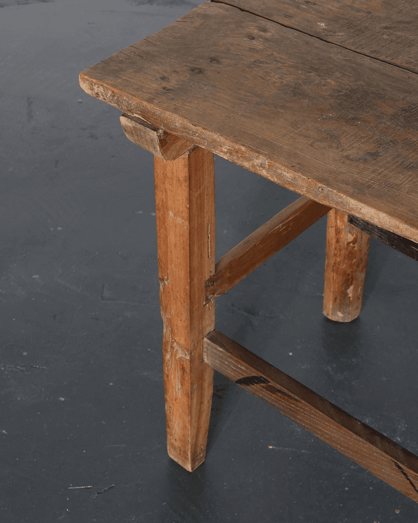 Primitive Portuguese 19Th C. Side/Lamp Table