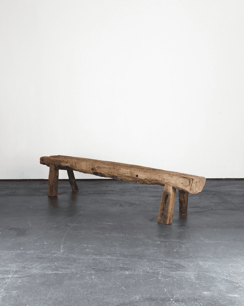 Large 19th C. Primitive Portuguese Bench