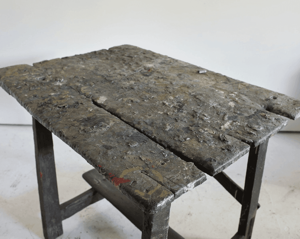 19Th C. Catalan Artist Table