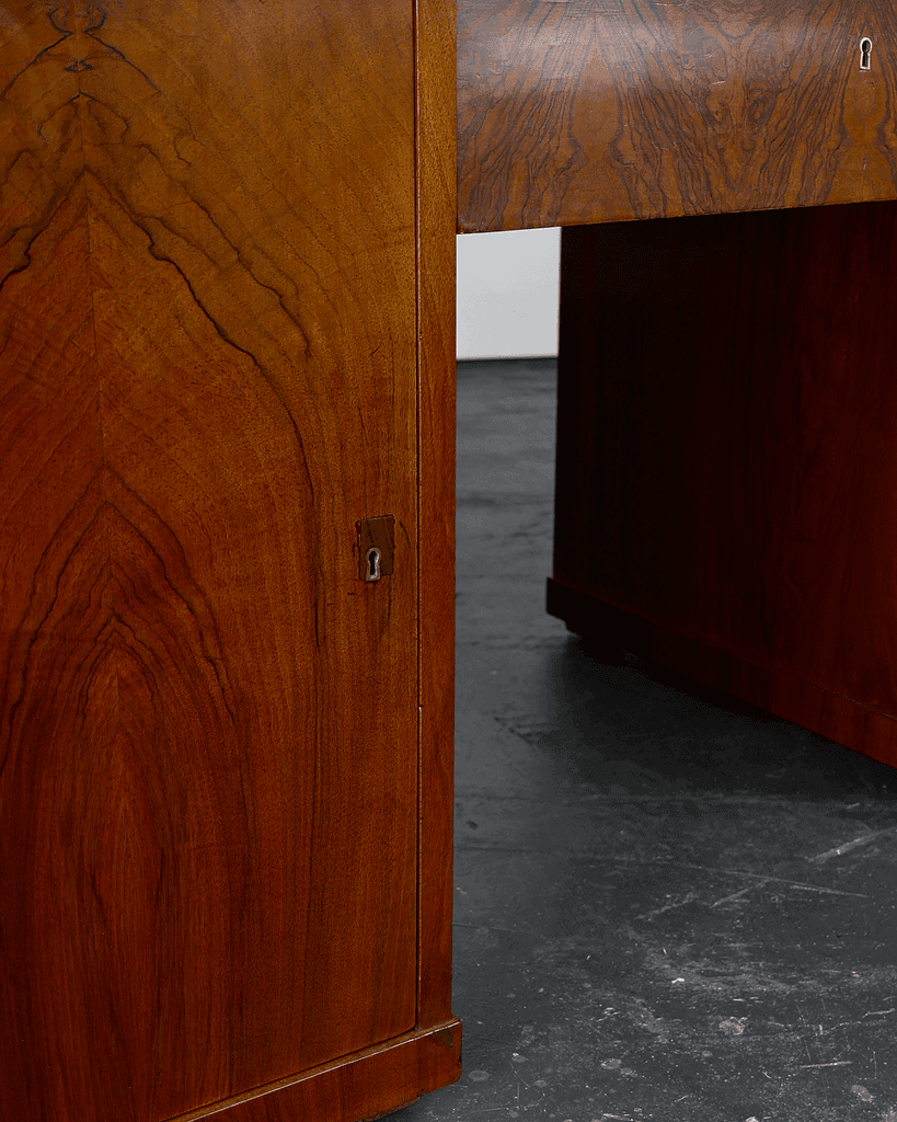 C.1930s Czech Deco Pedestal Desk