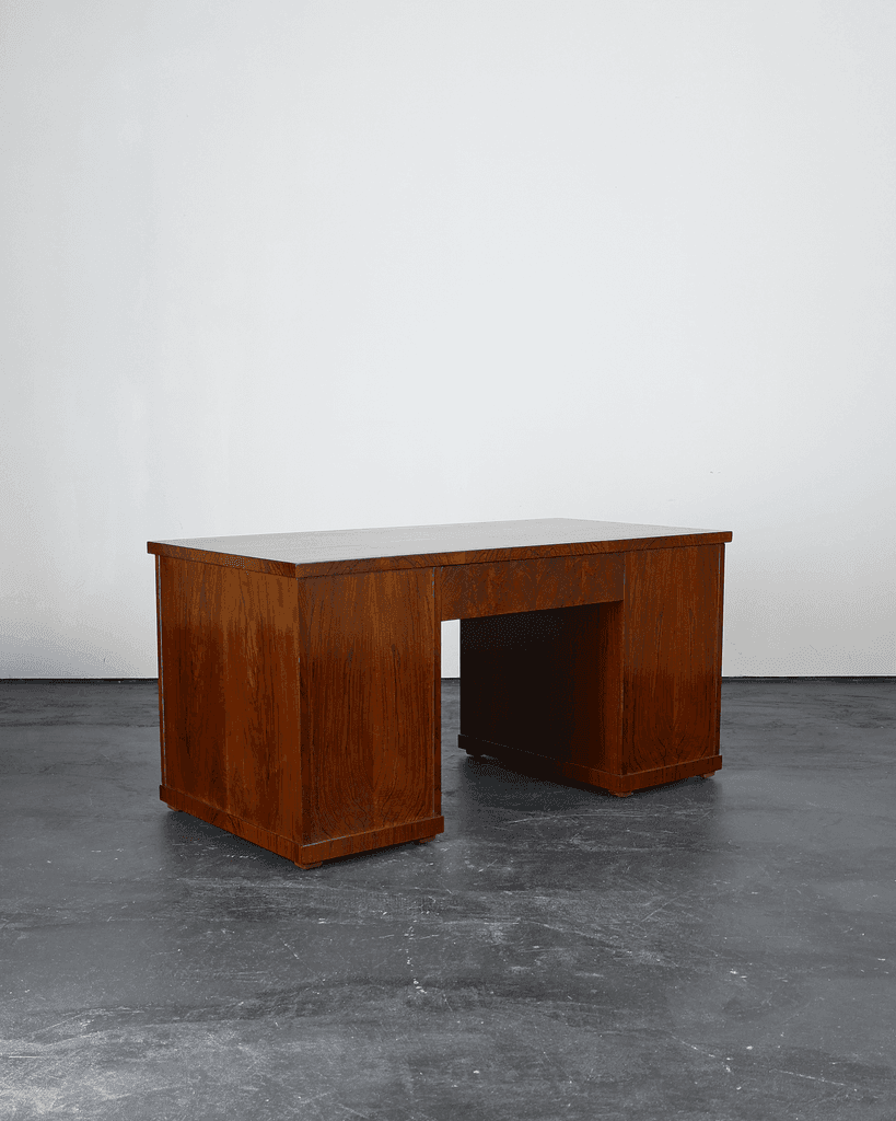 C.1930s Czech Deco Pedestal Desk