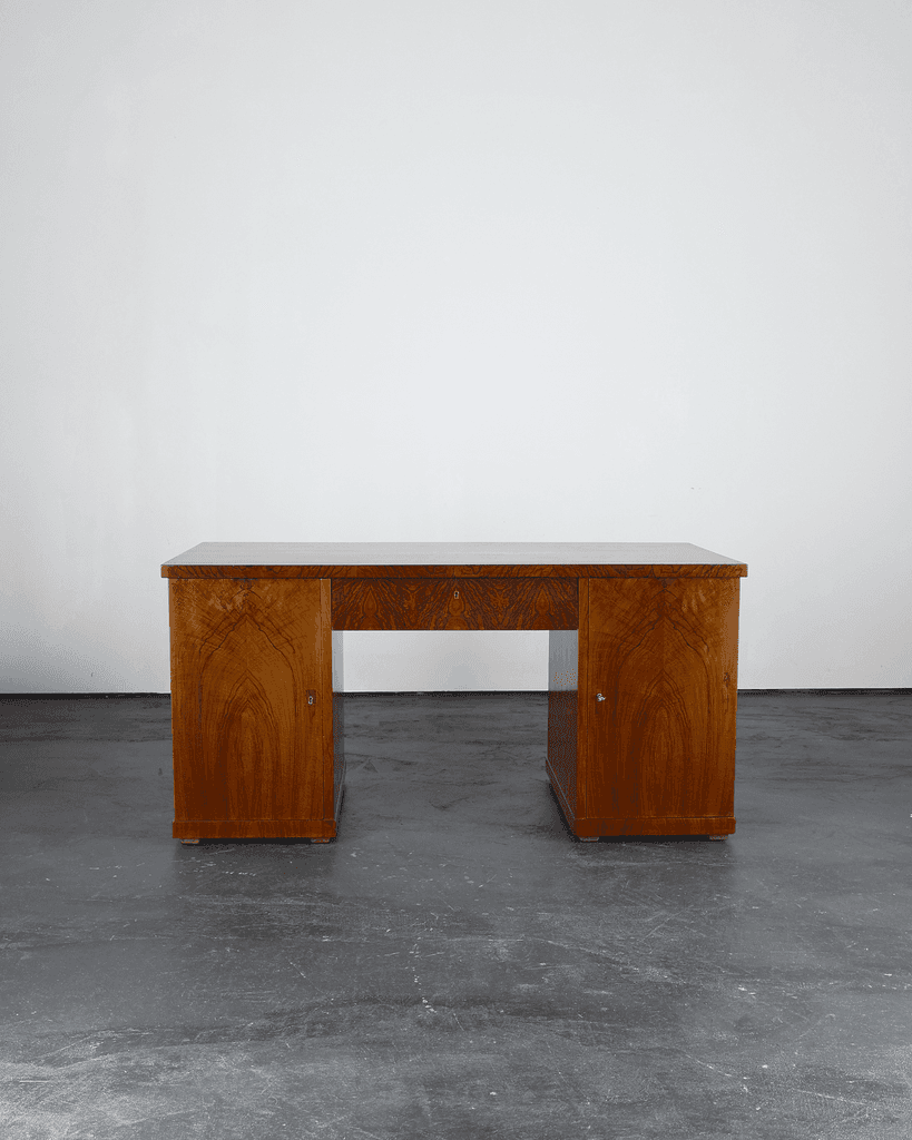 C.1930s Czech Deco Pedestal Desk