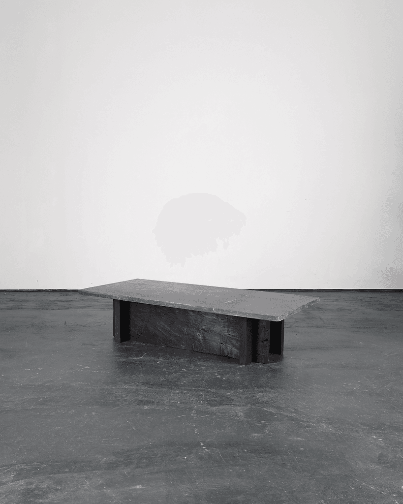 Primitive Spanish Stone & Chestnut Coffee Table