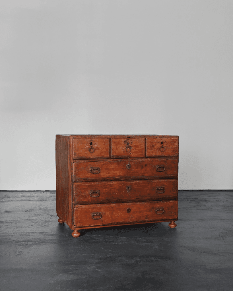 Primitive 17th C. Spanish Chest Of Drawers