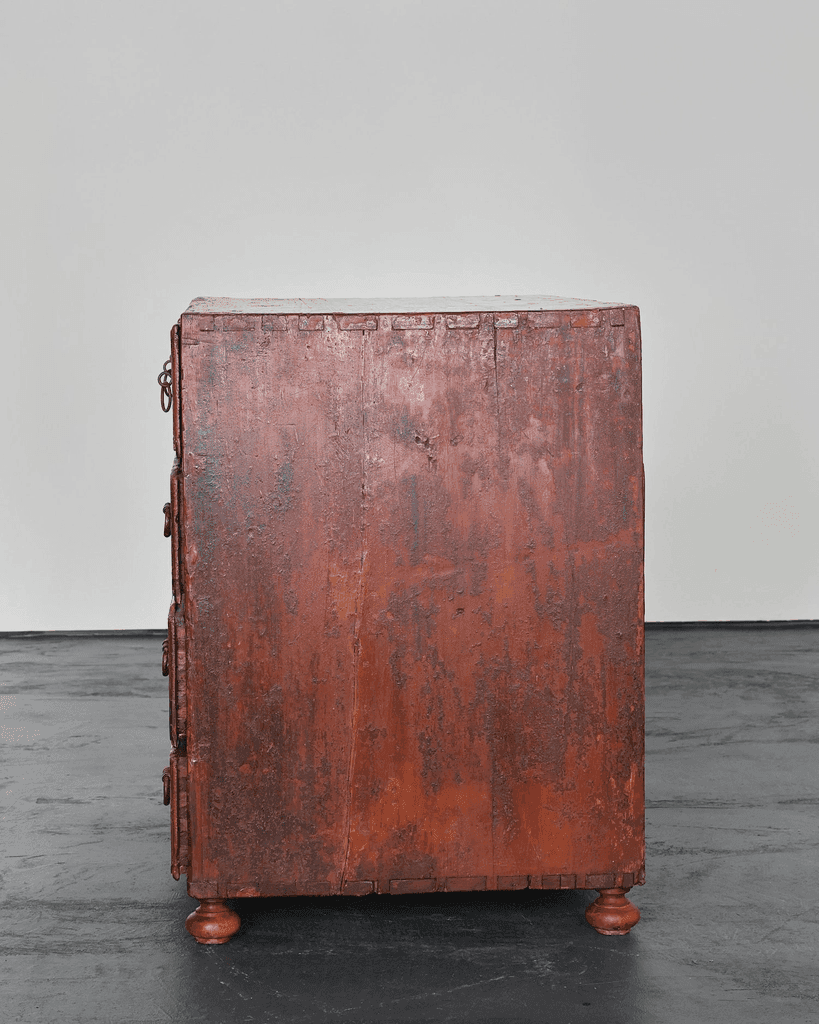 Primitive 17th C. Spanish Chest Of Drawers