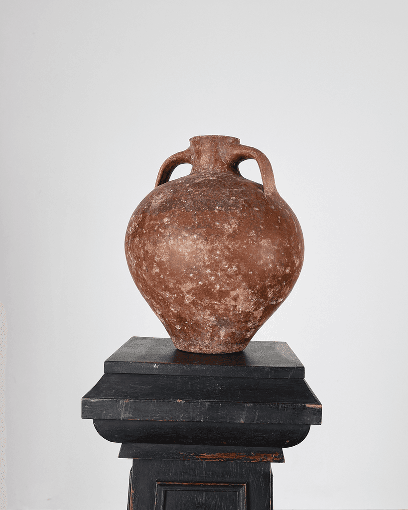 Incredible 18th C. Terracotta Vessel From Calanda, Spain