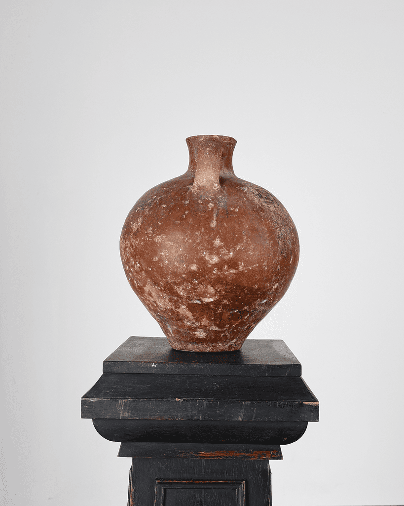 Incredible 18th C. Terracotta Vessel From Calanda, Spain