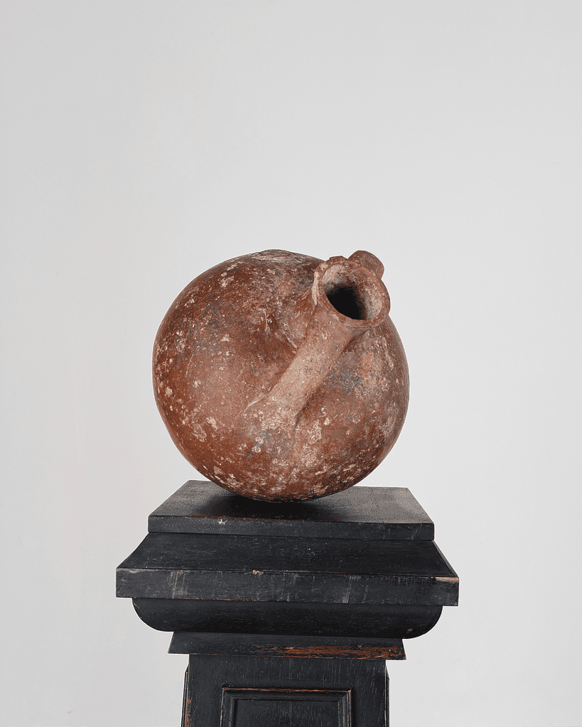 Incredible 18th C. Terracotta Vessel From Calanda, Spain