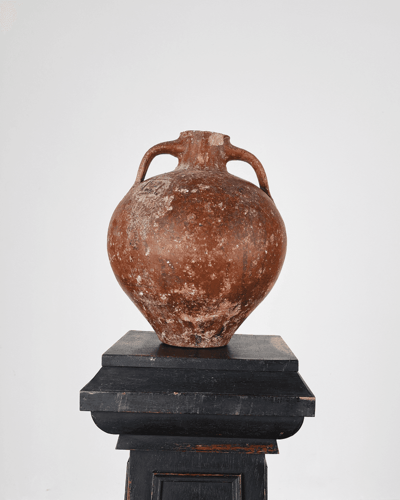 Incredible 18th C. Terracotta Vessel From Calanda, Spain