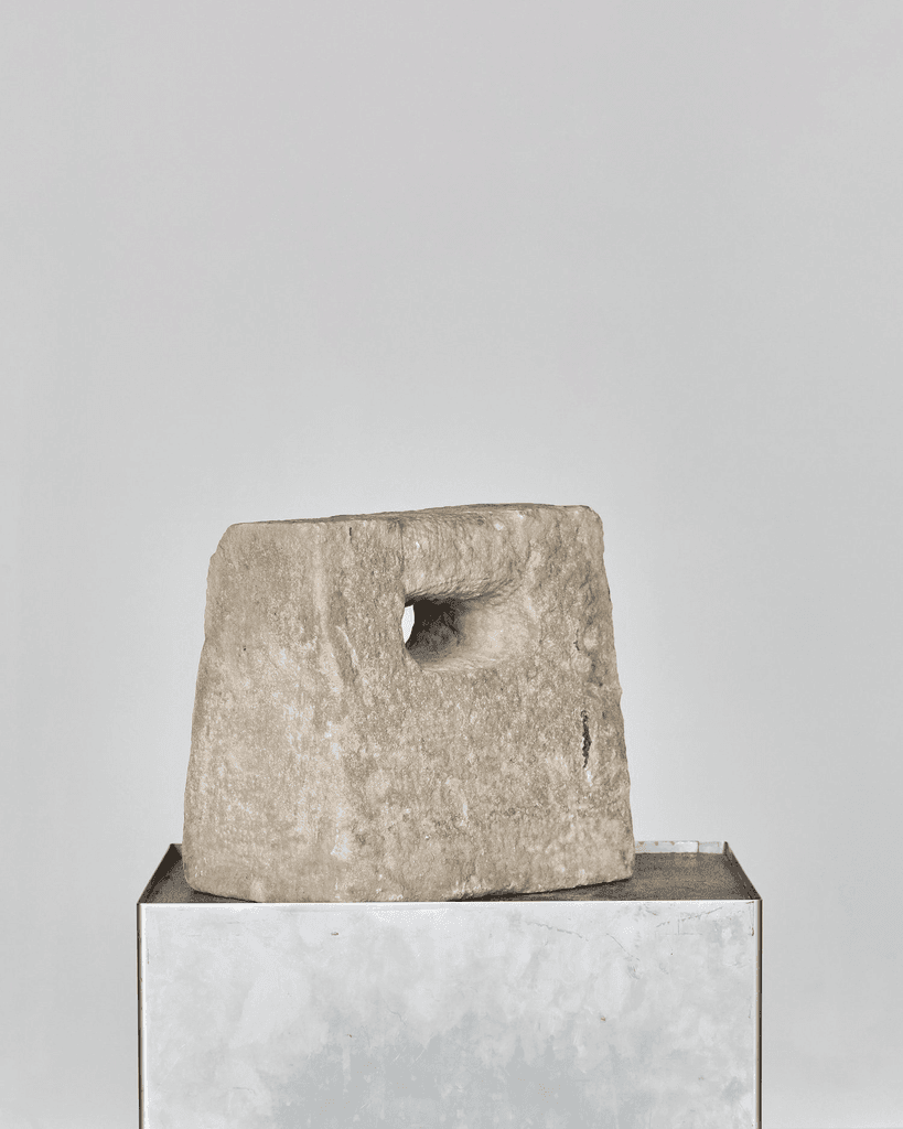 Primitive 18th Catalan Carved Stone Door Stop (1 of 3)