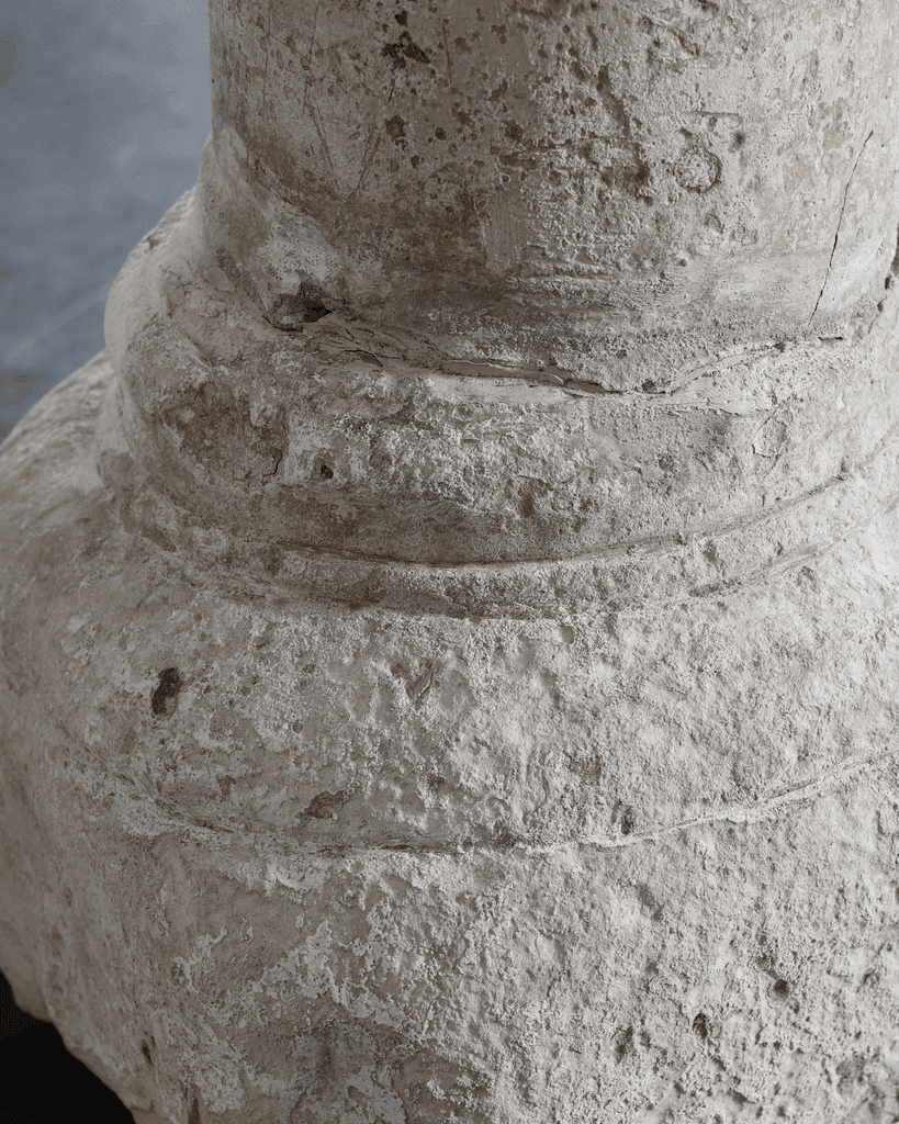 Incredible XL Late Medieval Carved Pedra de Ançã Portugese Column