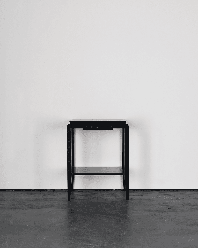 C.1930s Ebonised Modernist Console/Hall Table