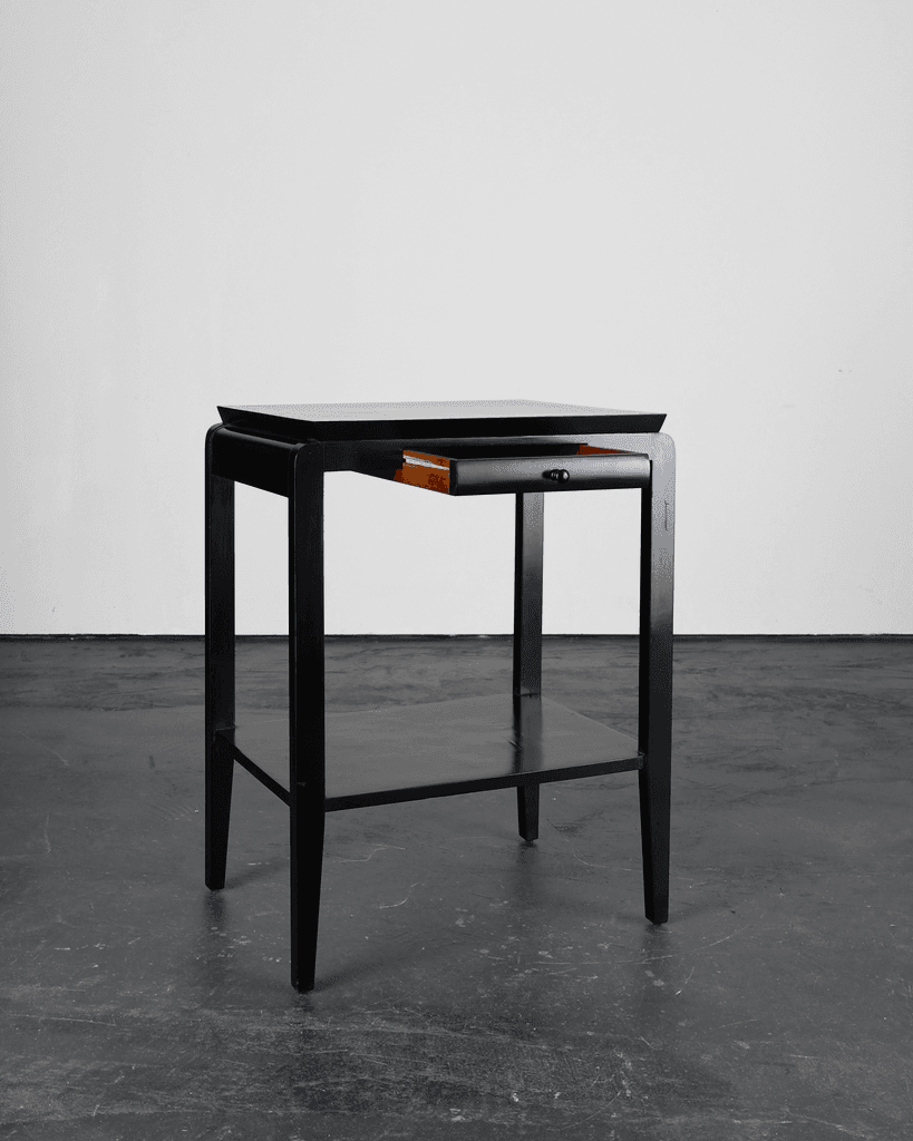 C.1930s Ebonised Modernist Console/Hall Table