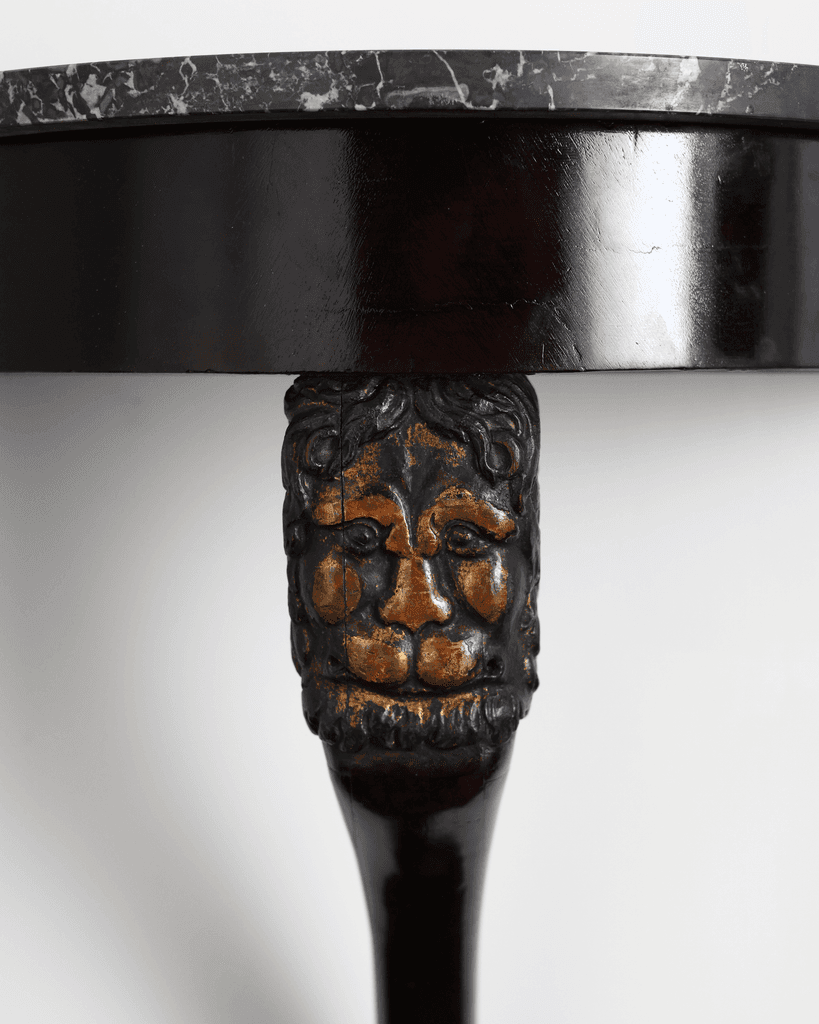 Exceptional Early 19th C. French Demi Lune Console
