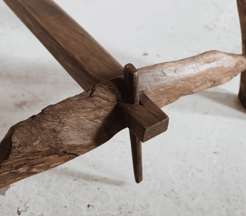 Primitivist Mallorcan Olive Wood Table