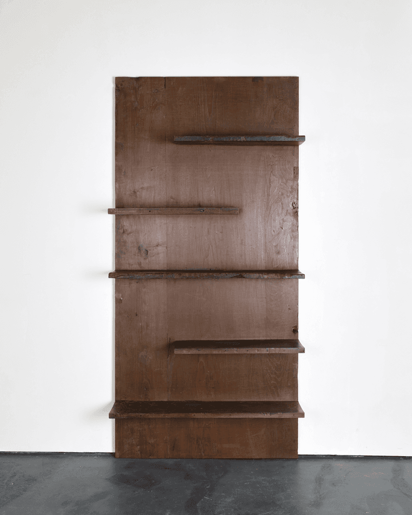 Unique XXL Primitive Shelving Unit In 18th C. Portuguese Chestnut