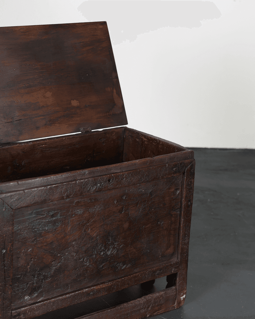 Primitive Transylvanian Mountain Coffer/Side Table