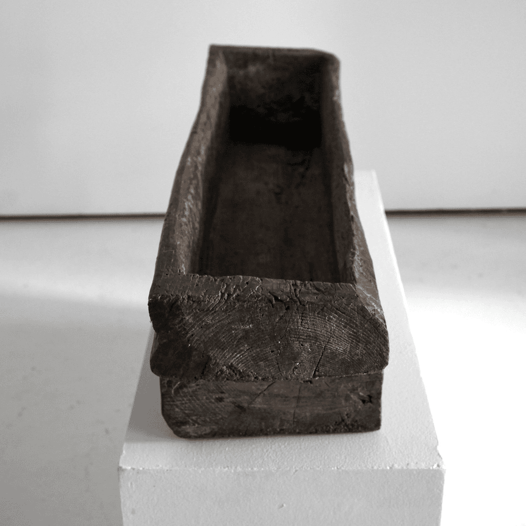 Primitive 19Th C. Spanish Dug-Out Planter