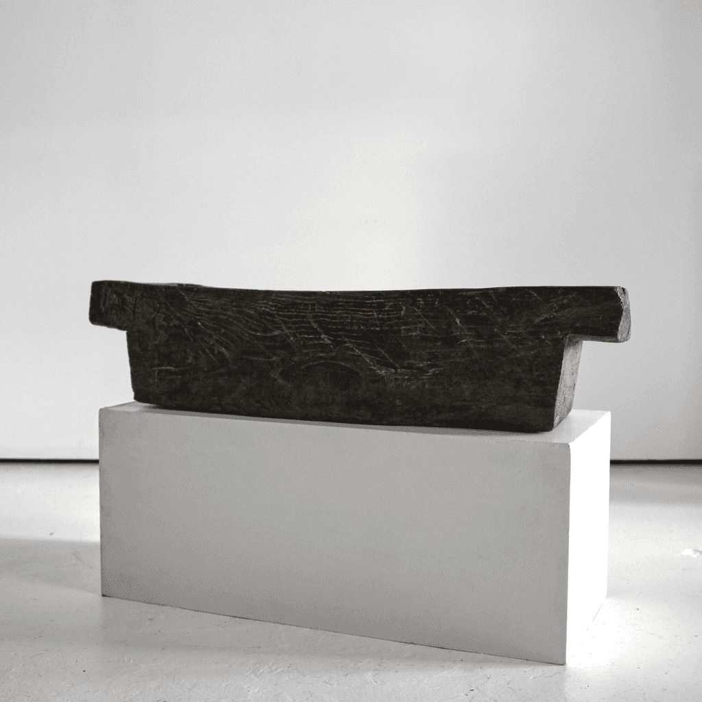 Primitive 19Th C. Spanish Dug-Out Planter